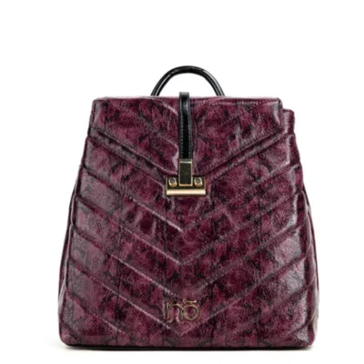 Nobo Burgundy Croco Τσάντα Πλάτης 5970-ΚΜ05