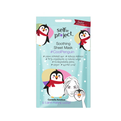 Selfie Project Μάσκα Προσώπου Soothing Υφασμάτινη #Coolpenguin SP