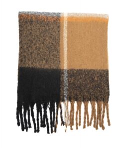 Tantrend Κασκόλ Black/Beige 03621949