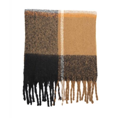 Tantrend Κασκόλ Black/Beige 03621949