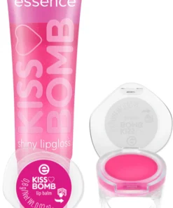 Essence Kiss Bomb Shiny Lipgloss-Lipbalm