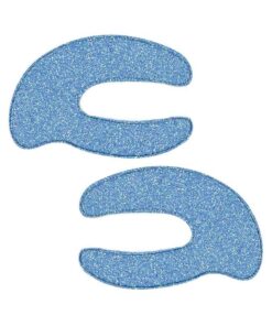Alternative view of IDC Institute Glitter Hydrogel Eye Patches C Shape