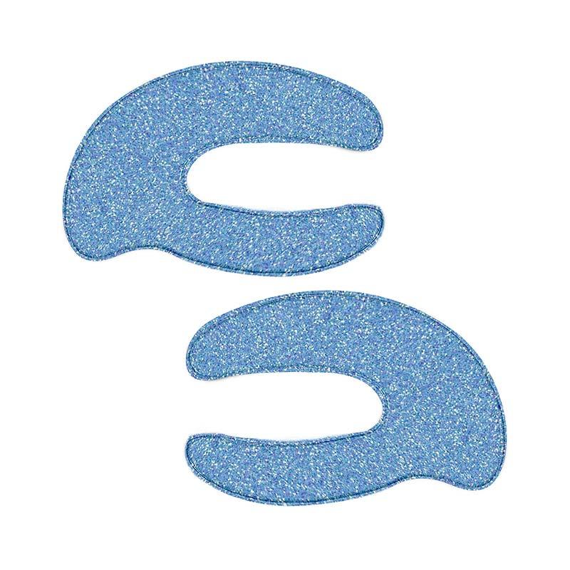 IDC Institute Glitter Hydrogel Eye Patches C Shape 1Pair 6gr blue 1