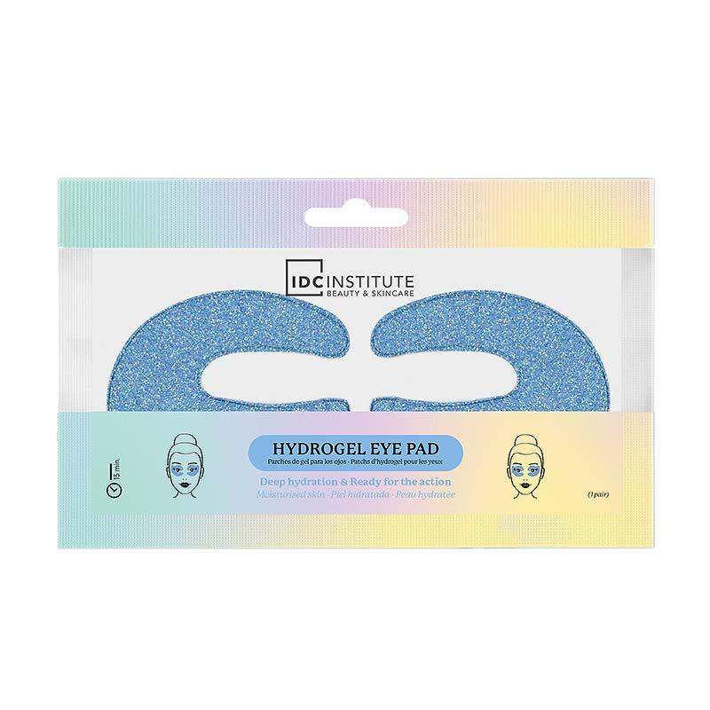 IDC Institute Glitter Hydrogel Eye Patches C Shape 1Pair 6gr blue