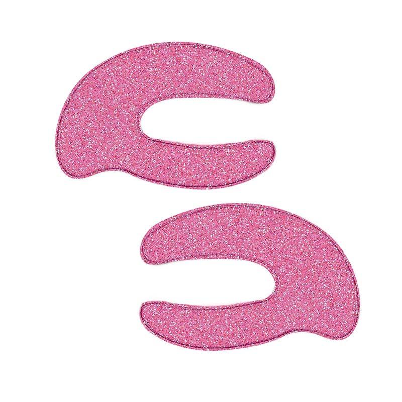 IDC Institute Glitter Hydrogel Eye Patches C Shape 1Pair 6gr pink 1