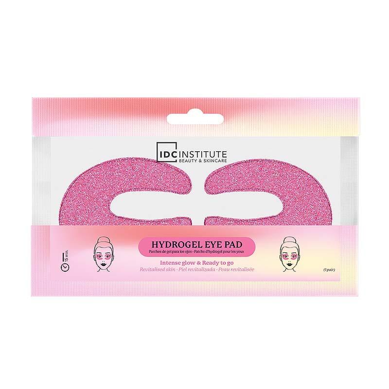IDC Institute Glitter Hydrogel Eye Patches C Shape 1Pair 6gr pink