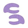 IDC Institute Glitter Hydrogel Eye Patches C Shape 1Pair 6gr purple 1