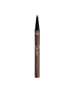 Alternative view of W7 Ultra Strokes Micro-Prong Liquid Brow Pen Dark Brown