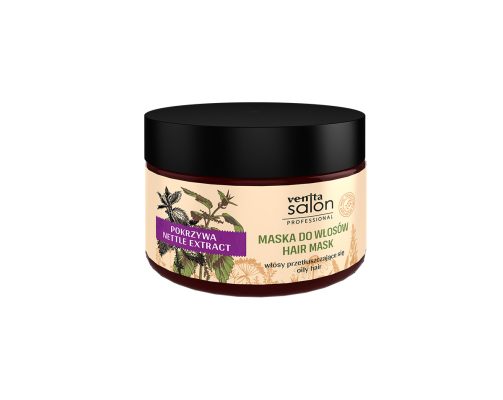 Venita Salon Herbal Hair Mask Για Λιπαρά Με Εκχύλισμα Τσουκνίδας 500ml